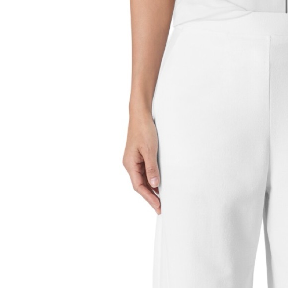 NWT Eileen Fisher White Washable Stretch Crepe Lantern Pants - Size XL - Picture 4 of 7